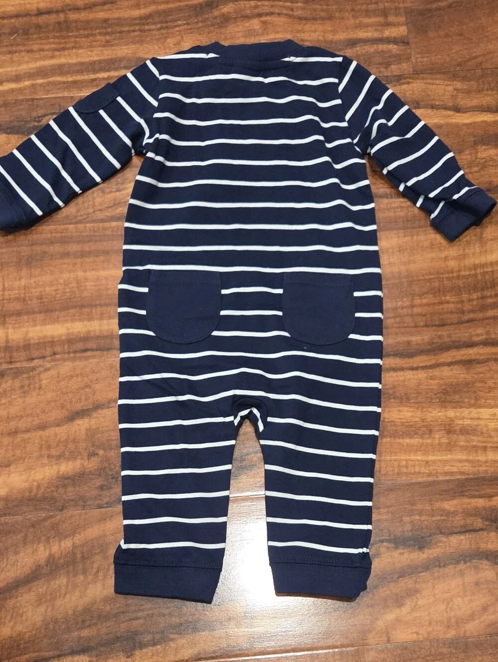 Gymboree NWT 3-6 Months Navy Striped Fox Romper, Bodysuit and Fox Sweater Hat